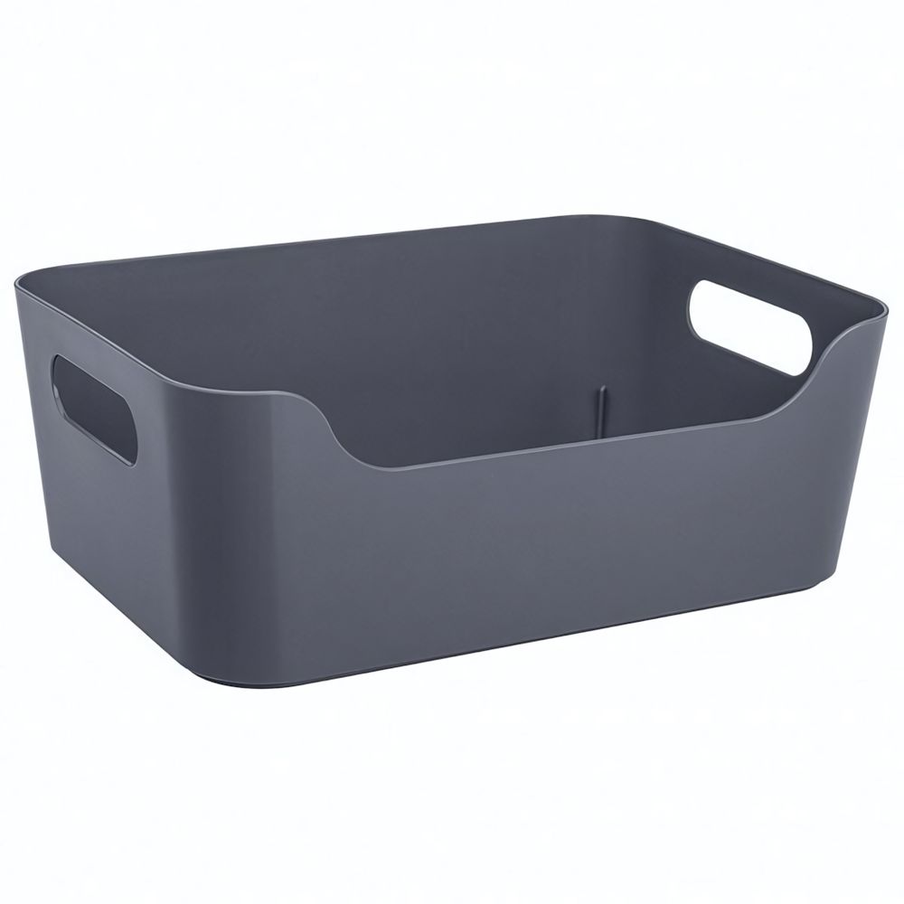 Корзинка универсальная &quot;scandi&quot;, 340х240х140 мм, 10л (серый)