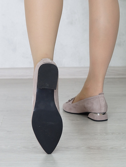 Туфли женские натуральная замша