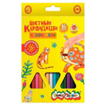 Карандаши 18цв. "Премиум" трехгран. супермягкий грифель (Каляка-Маляка)