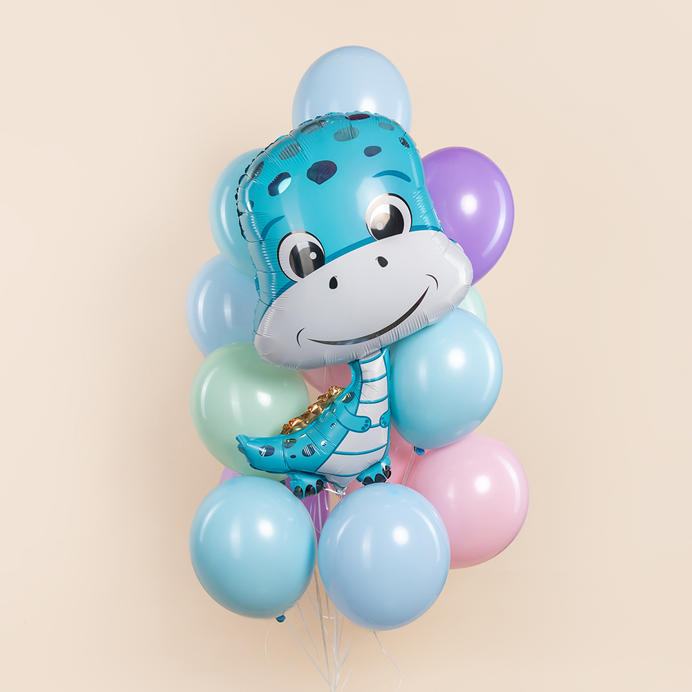 Шар (38''/97 см) Фигура, Динозаврик, 1 шт. в уп.