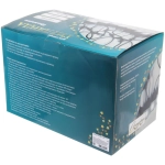 Гирлянда для улицы «Домики» 5 м 10 ламп LED (8,5*10 см) черн..пров, 1 реж.,IP-55 (220 V), Белый