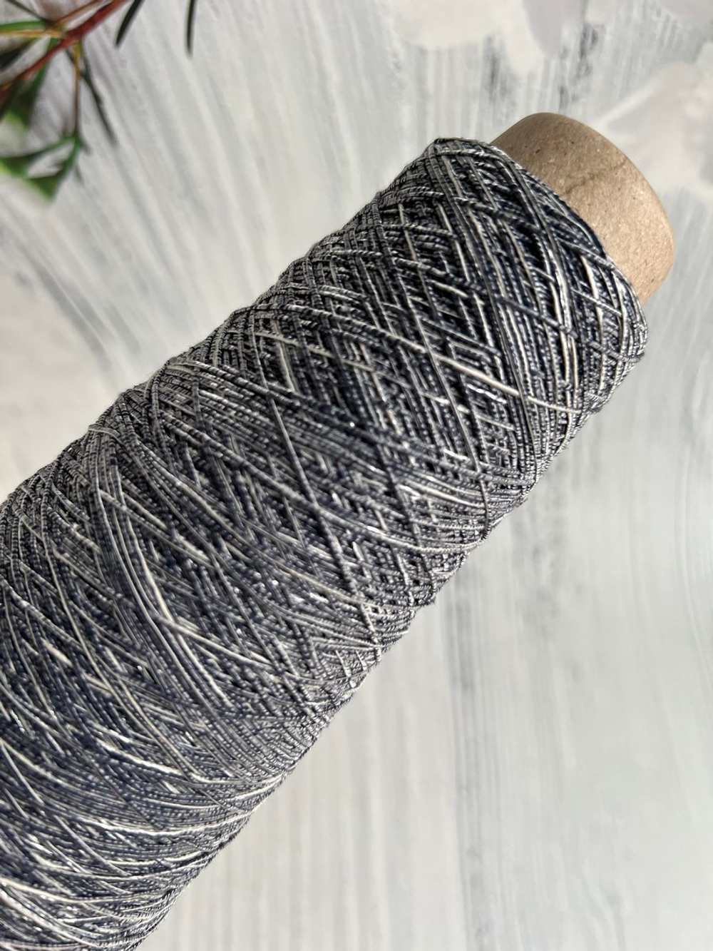 Пряжа для вязания с люрексом