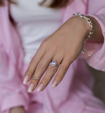 Кольцо Moonstone & Brilliant obsession — Pear