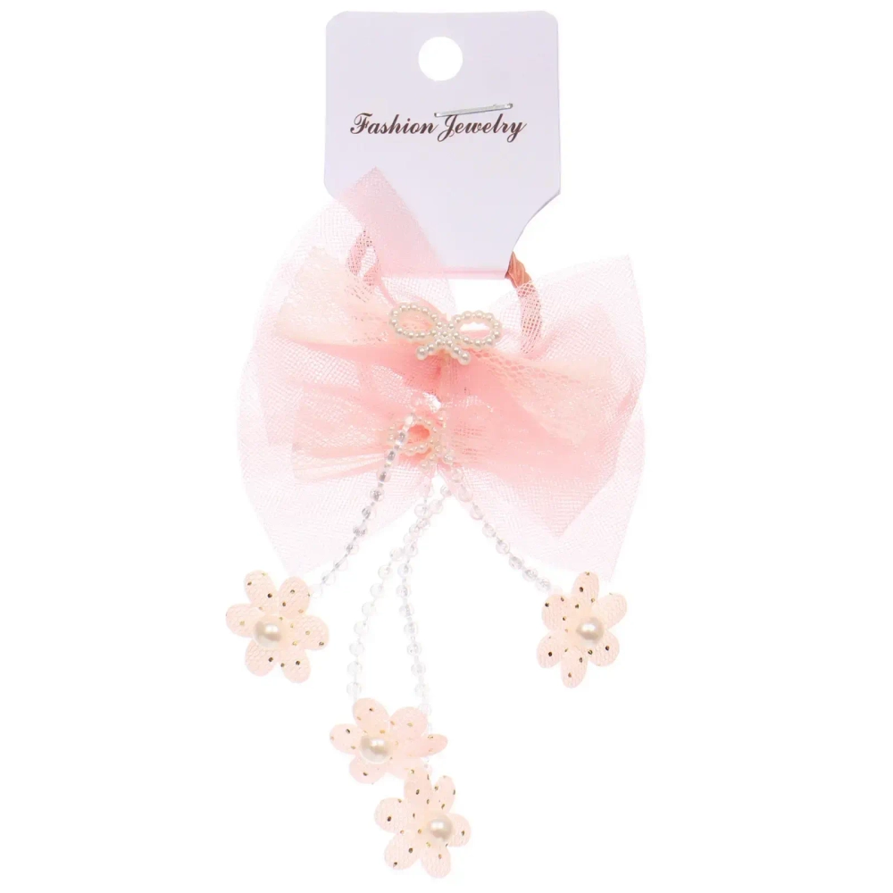 Резинки для волос детские 2шт «КОНФЕТКИ», бабочки, микс 5 цветов, d-3см