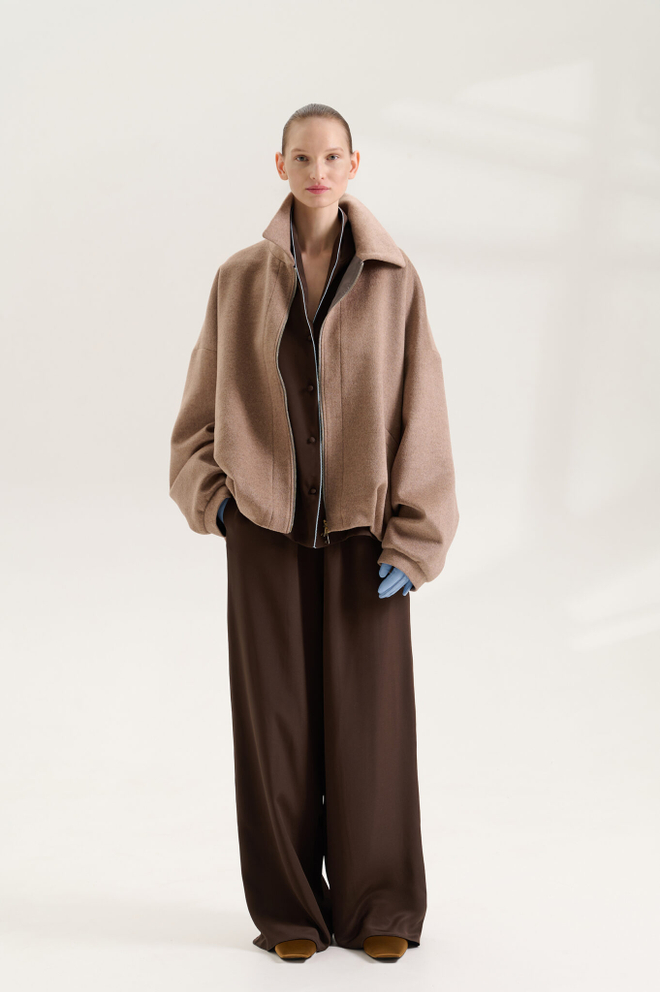 Брюки Wave Choco струящиеся