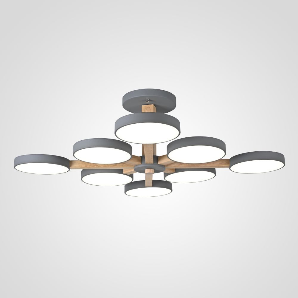 Потолочная Люстра Turna L8 Grey By Imperiumloft