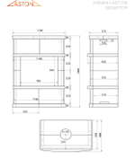 Камин ASTON SENATOR «PILLAU» Н-1300 Талькохлорит