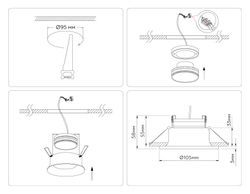 Ambrella Встраиваемый точечный светильник GX53 GX Standard tech TN51812