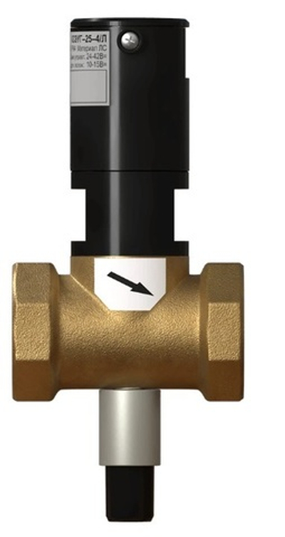 Клапан запорный газовый с электромагнитным приводом КЗЭУГ, Ду 25 НД, 20-42В (тел)