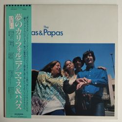 Винтажная виниловая пластинка LP The Best Of The Mamas and The Papas (Japan 1980) (Obi) Twelve Thirty