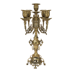 Bello De Bronze Каминные часы с канделябрами "Париж", "золото"