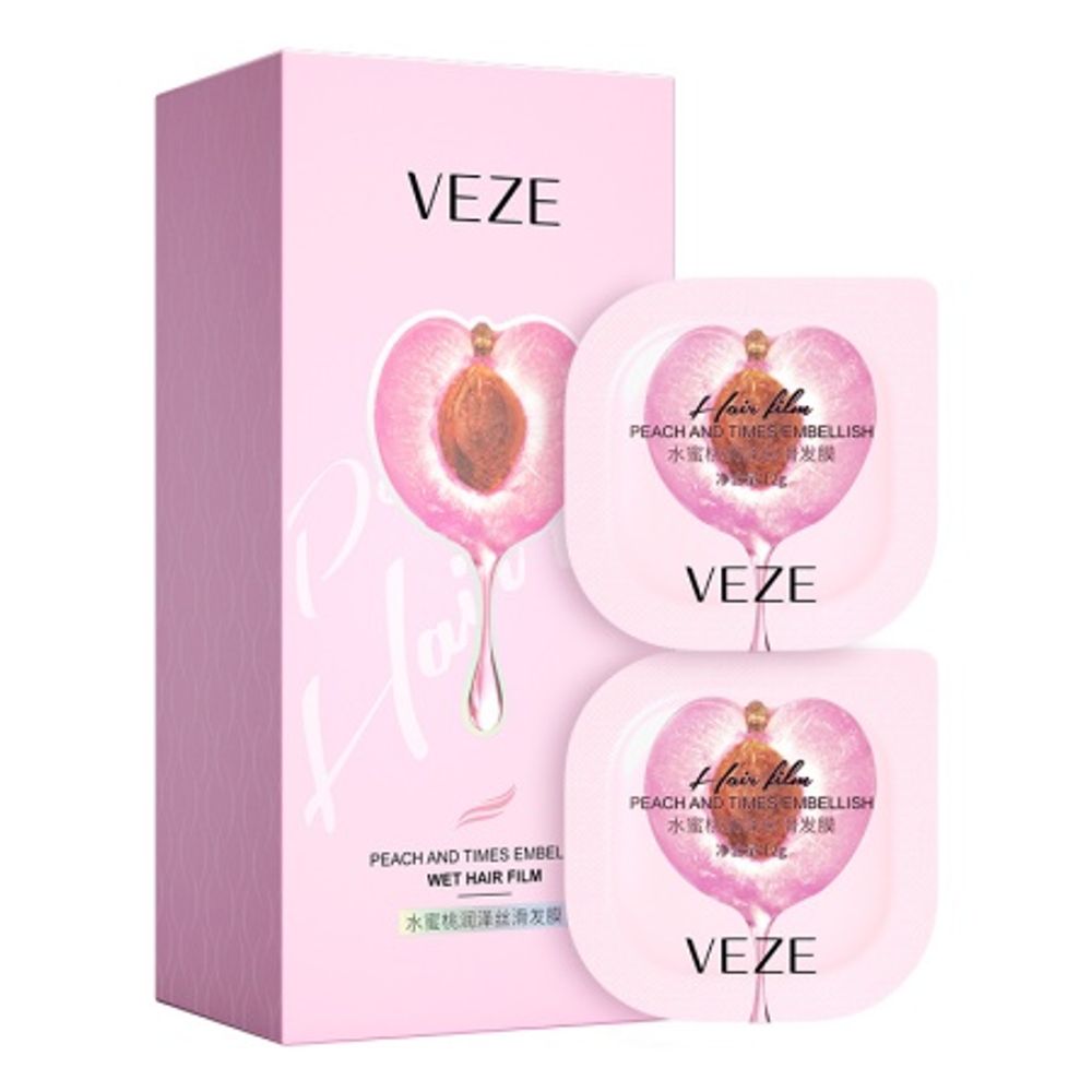 VEZE Маска для волос с экстр. персика, 12г*6шт,скидка