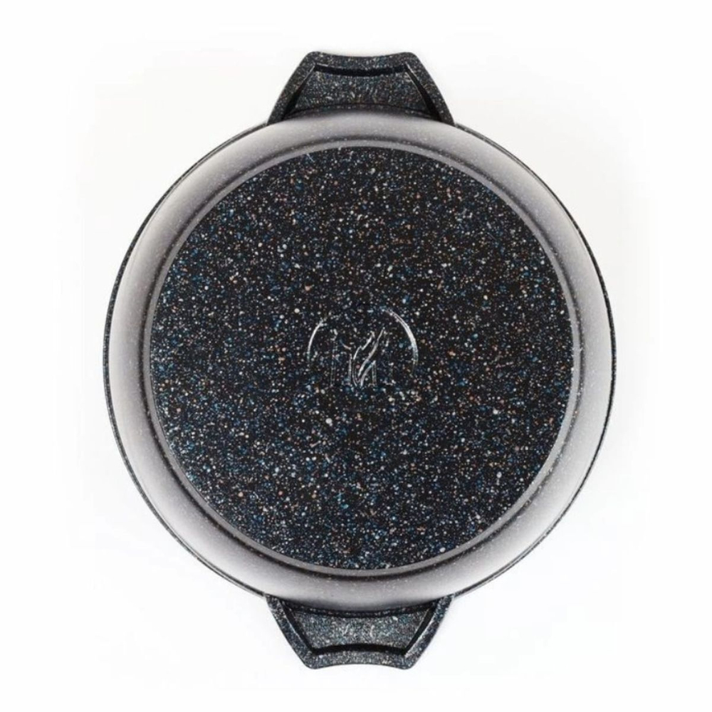 Кастрюля алюминий, антиприг, 3 л, с крыш, кругл, Мечта, Гранит star, 43803