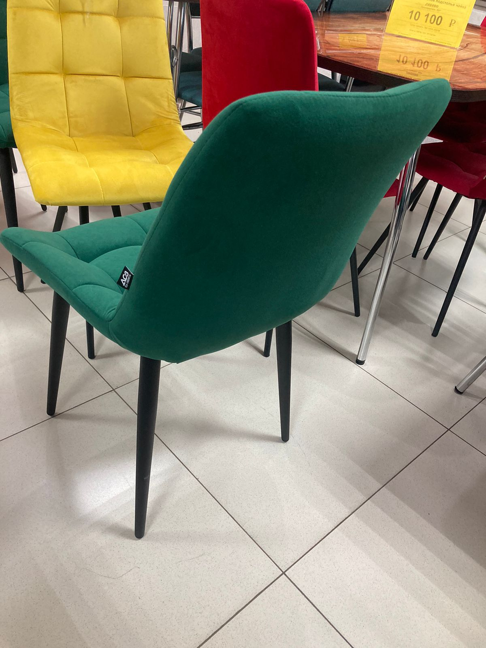 Стул Президент Зеленый софт