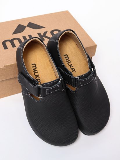 01 | "Nana" | Женские полуботинки (черный перфорация)