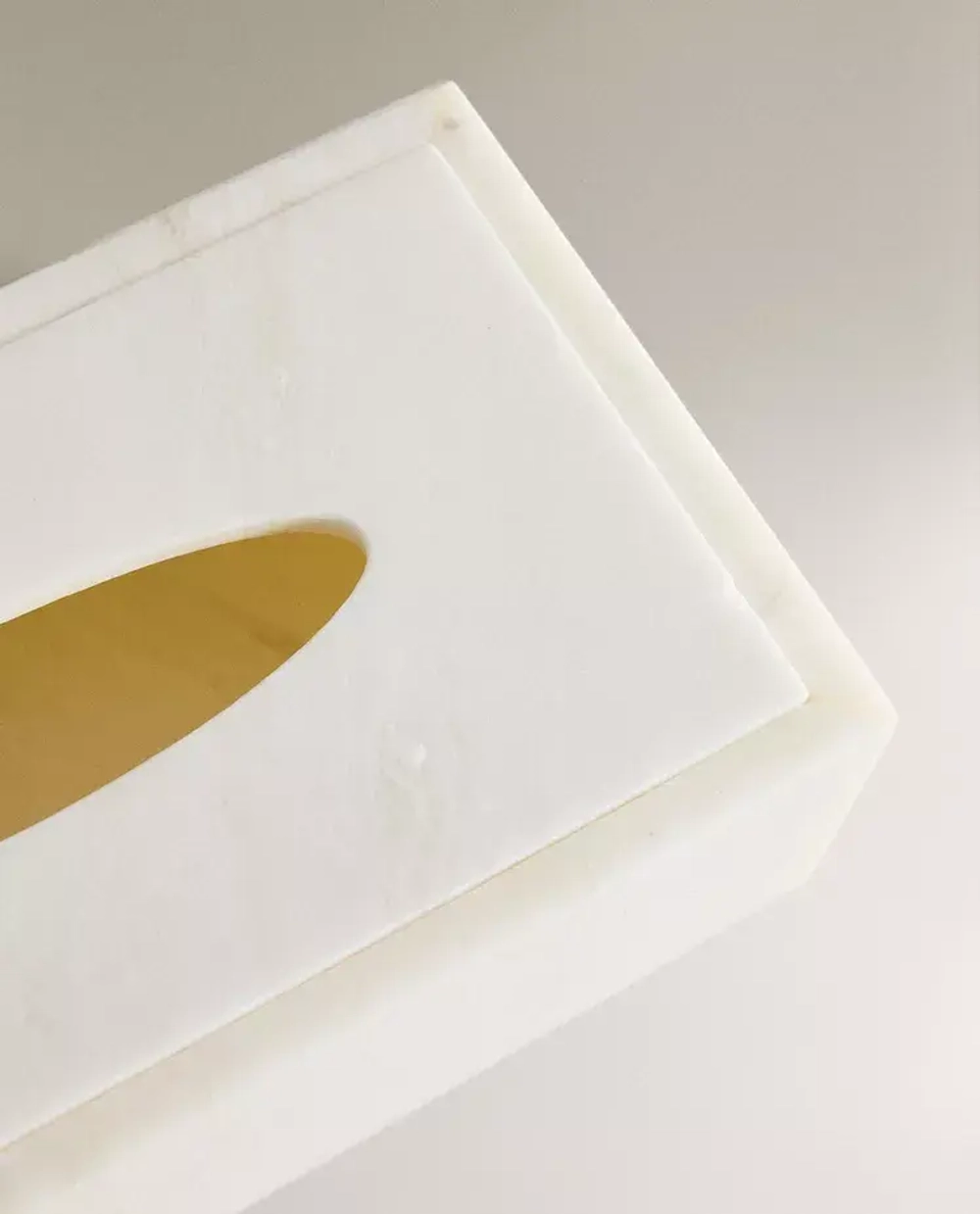 ZARA HOME САЛФЕТНИЦА ИЗ МРАМОРА, БЕЛЫЙ