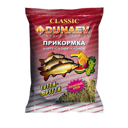 Прикормка "DUNAEV КЛАССИКА" 0.9кг Карп Тутти-Фрутти