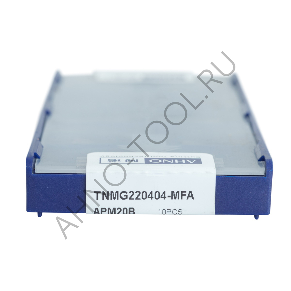 Пластина твердосплавная ISO TNMG220404-MFA APM20B AHNO по жаропроч. и нерж.стали, получистовая