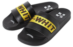 OFF-WHITE Industrial Logo Print other trendy casual one-word slippers men's black