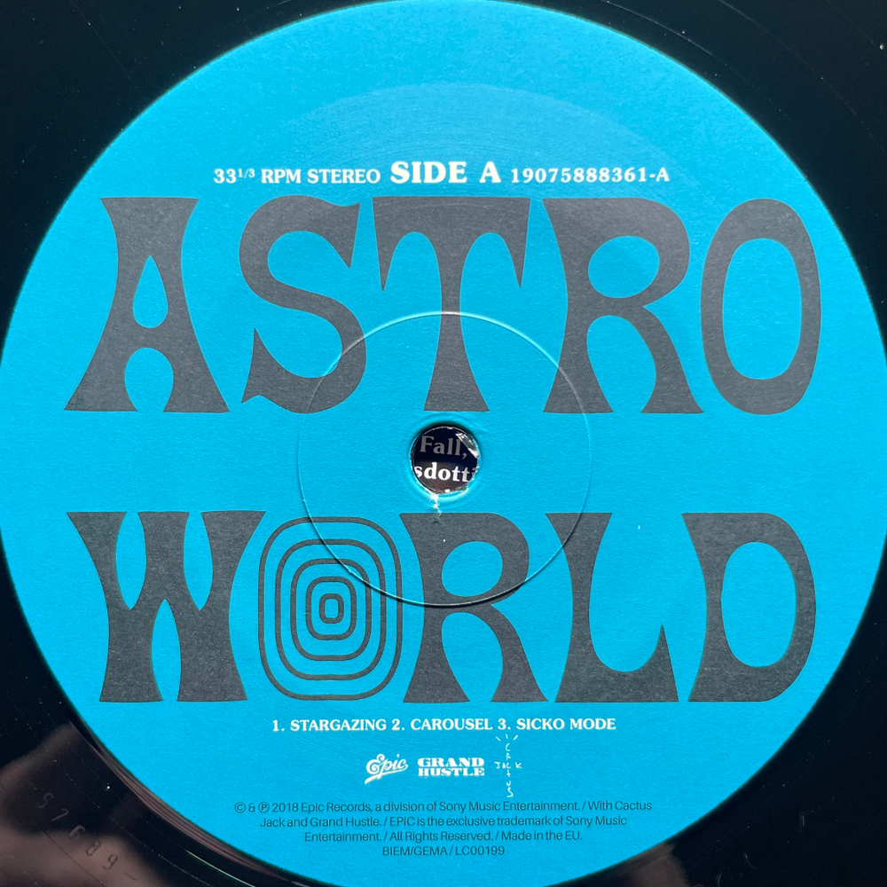 Travis Scott – Astroworld 2LP (Европа 2018г.)