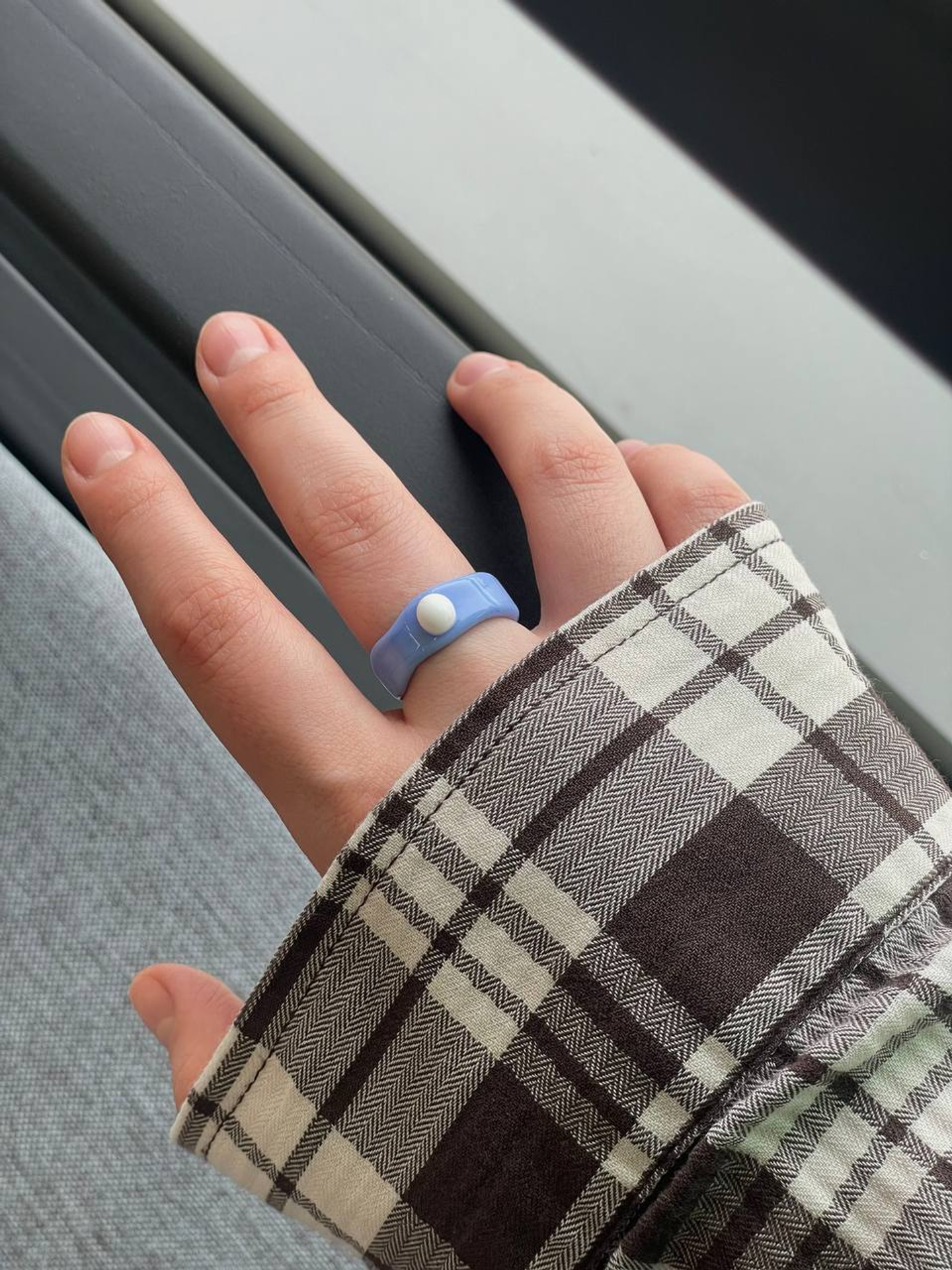 Кольцо Жемчужина, стекло