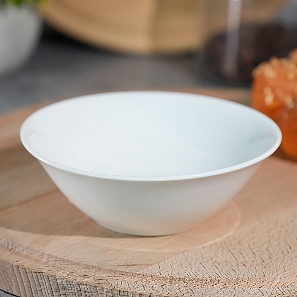 Салатник 250мл, без деколи, фарфор, 2 сорт