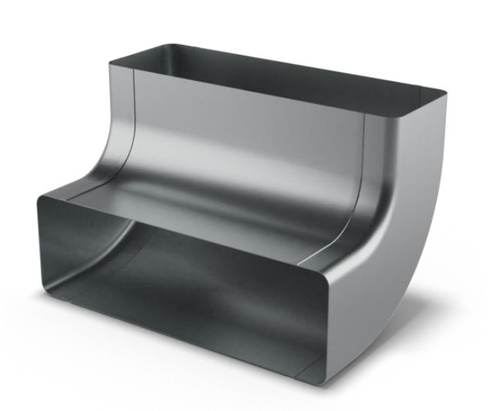 Вертикальный поворот 90 250х80мм F/F QuadroDEC QDV90FF250x80