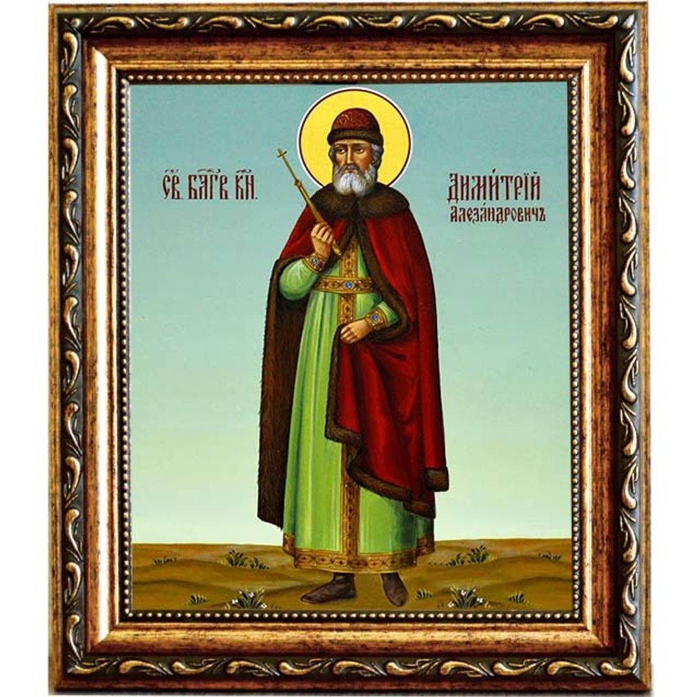 Димитрий Александрович Переяславский, Владимирский благоверный князь. Икона на холсте.