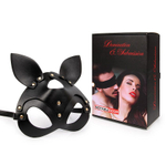 Черная маска с ушками и заклепками (Цвет: черный)