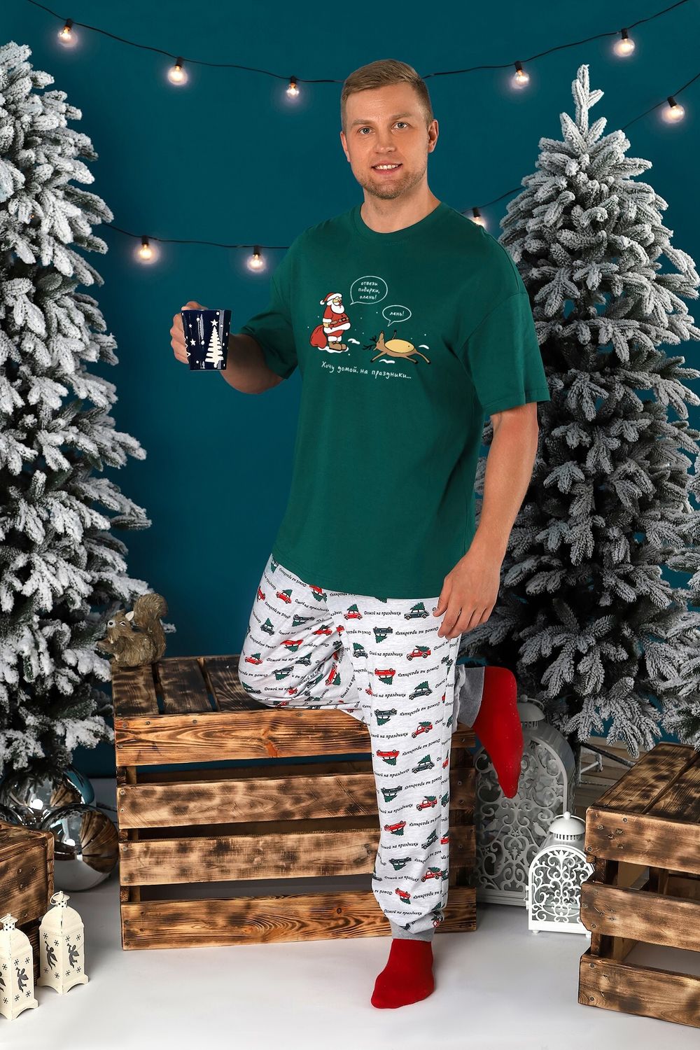 Костюм мужской Каникулы-4.1 Виотекс ЗЕЛЁНЫЙ