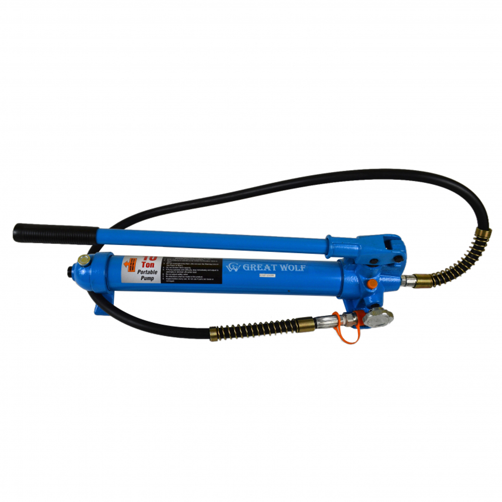 Насос ручной гидравлический 10т  GW-0410-1 Great Wolf для пресса
