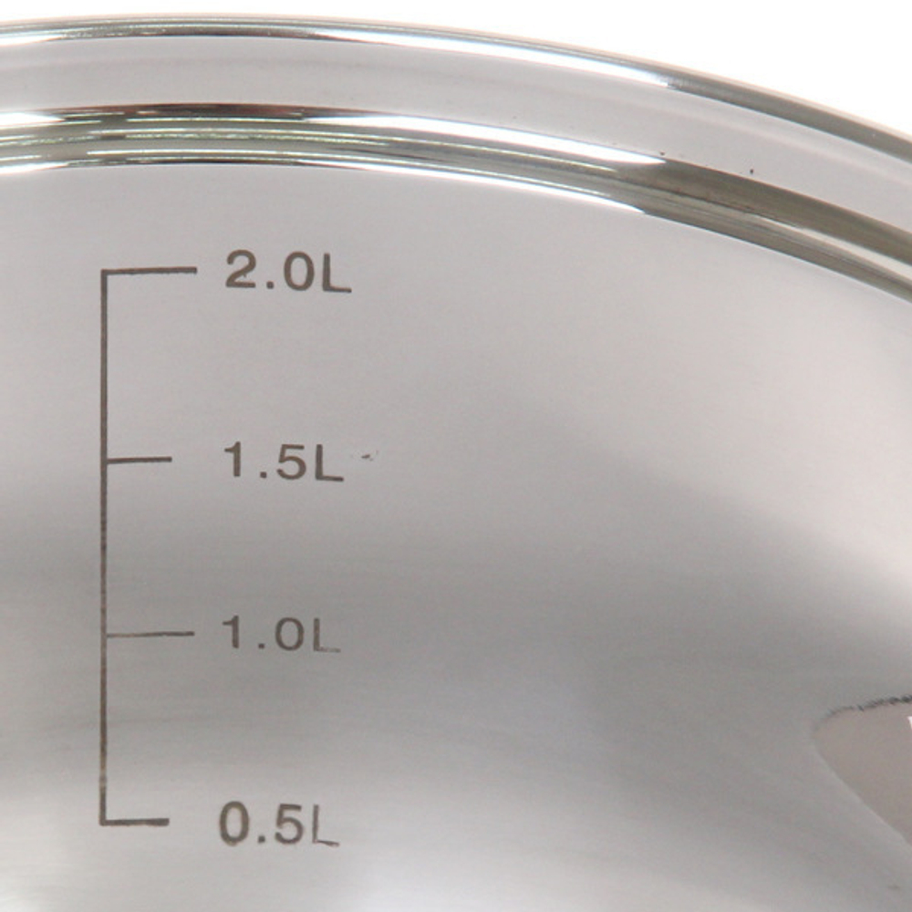 Набор посуды из нержавеющей стали ADELE 3 предмета (3 кастрюли 1,9л, 2,7л, 3,4л), DH08-6