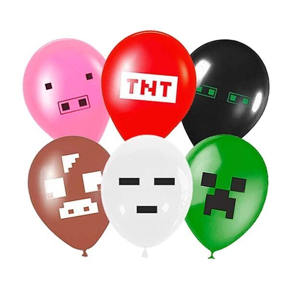 Воздушный шар "Пиксели TNT", 36 см