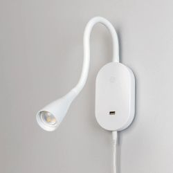 Citilux Рио CL704380N LED Светильник гибкий с USB Белый