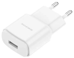 Сетевая зарядка 1-гнездо USB 5В 2.1А BOROFONE BA48A