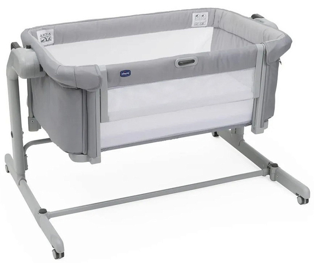 Детская кроватка Chicco Next2Me Magic Evo Grey Mist