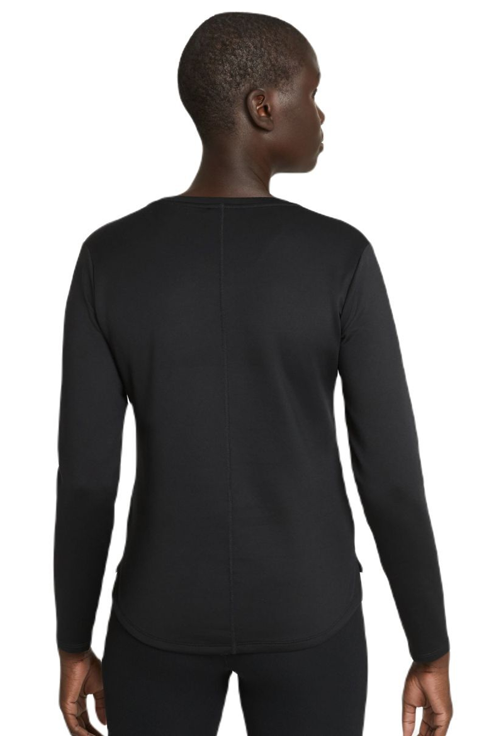 Женская теннисная футболка (dł. Рукава) Nike Therma-FIT One Long-Sleeve T-Shirt - черный