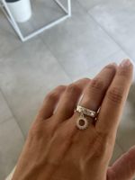 Кольцо фактурное с подвесом Солнце