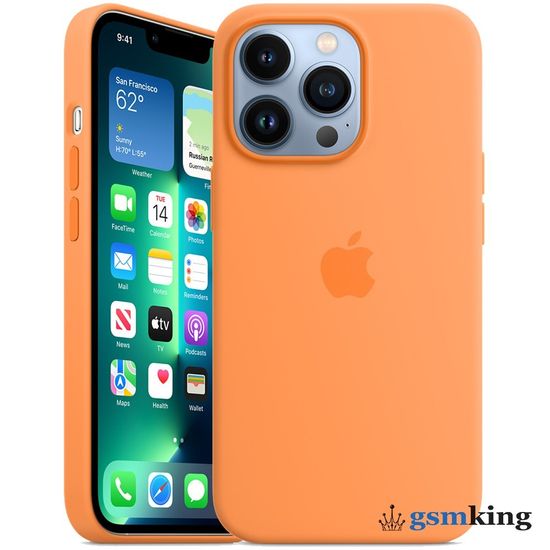 Apple Silicone Case with MagSafe iPhone 13 Pro Marigold «Весенняя мимоза» MM2D3ZE/A
