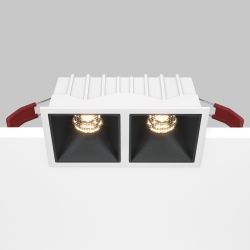 Модульный встраиваемый светодиодный светильник диммируемый Maytoni Alfa LED DL043-02-10W3K-D-SQ-WB