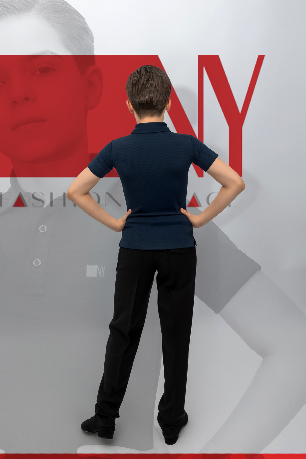 Поло Kids Regular-Fit Blue