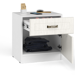 Спальня Ливерпуль вар.7 Белый/Ясень ваниль