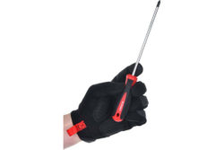 Отвертка ЗУБР Cr-V стержень, двухкомпонентная рукоятка, PH1x150мм, 25062-1-150_z03