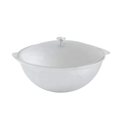 Казан алюминиевый для плова с крышкой 4,5л