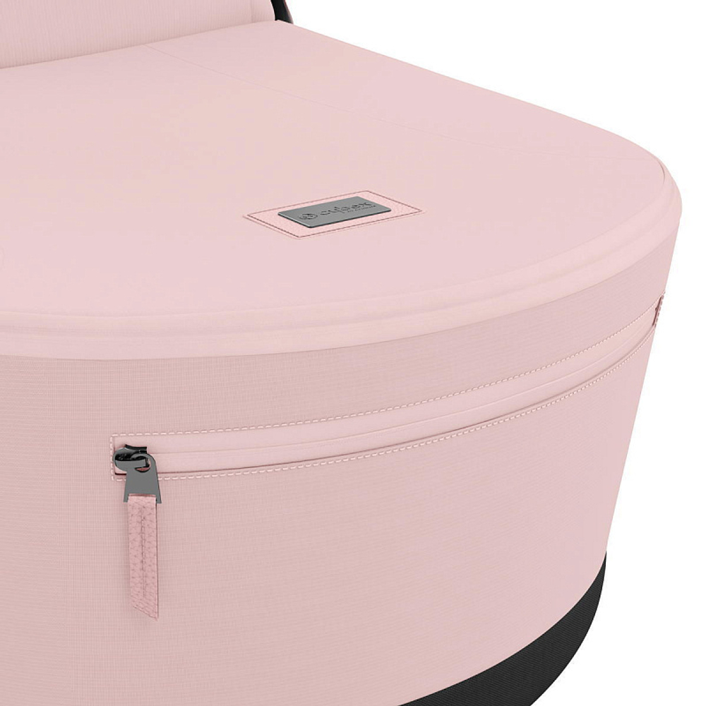 Коляска для новорожденных Cybex Priam IV Chrome Brown Peach Pink