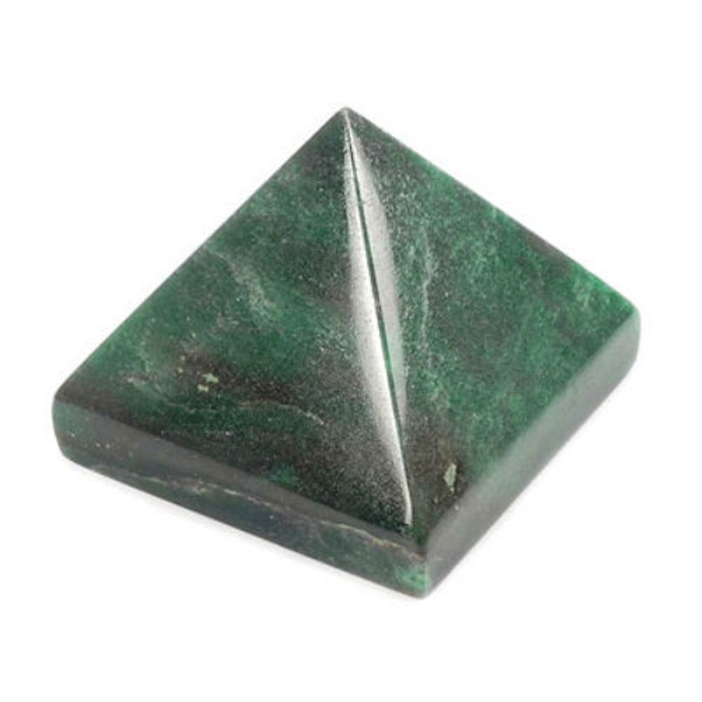 Пирамида 48мм вердит (зеленый кварц)