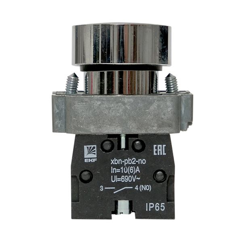 Кнопка BA21 черная NO IP65 EKF PROxima