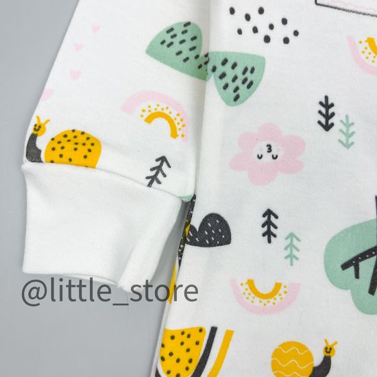 Слип хлопковый "Домик в лесу" молочный