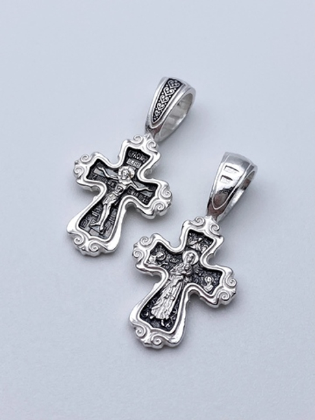 Крест из серебра/Чернение/Валаамская БМ