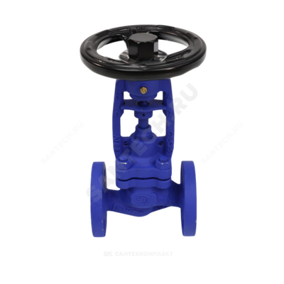 Клапан запорный сталь 3211W Ду 25 Ру40 фл сильфонное Benarmo
